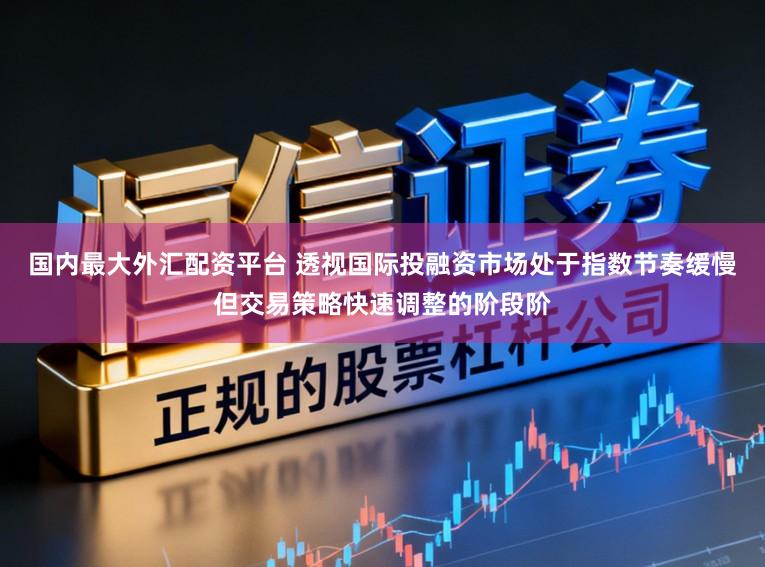 国内最大外汇配资平台 透视国际投融资市场处于指数节奏缓慢但交易策略快速调整的阶段阶