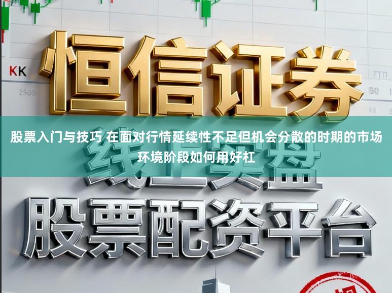 股票入门与技巧 在面对行情延续性不足但机会分散的时期的市场环境阶段如何用好杠