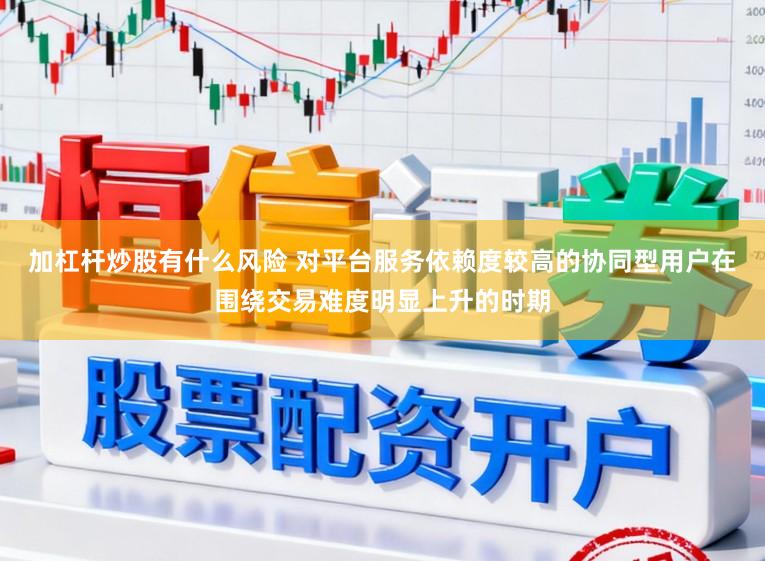 加杠杆炒股有什么风险 对平台服务依赖度较高的协同型用户在围绕交易难度明显上升的时期