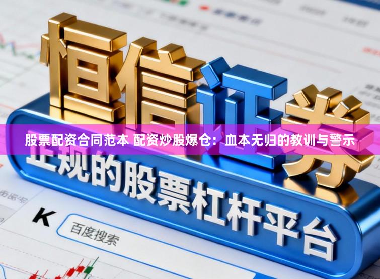 股票配资合同范本 配资炒股爆仓：血本无归的教训与警示